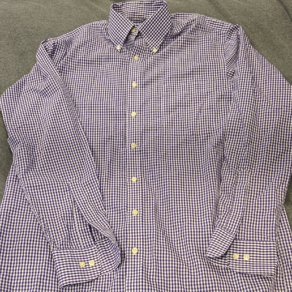 Charles Tyrwhitt Purple Casual Button Down Shirt